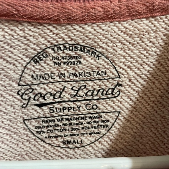 Colorado Sweatshirt Pink/Red and Beige Women’s Small Good Land Supply Top - Picture 3 of 5
